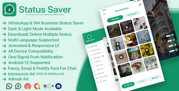 Status Saver (For WhatsApp & WhatsApp Business)